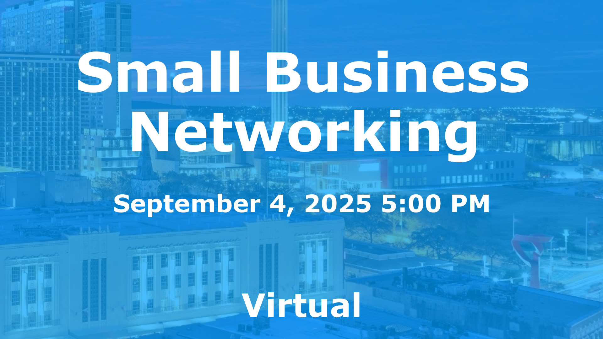 Small Business Networking event image